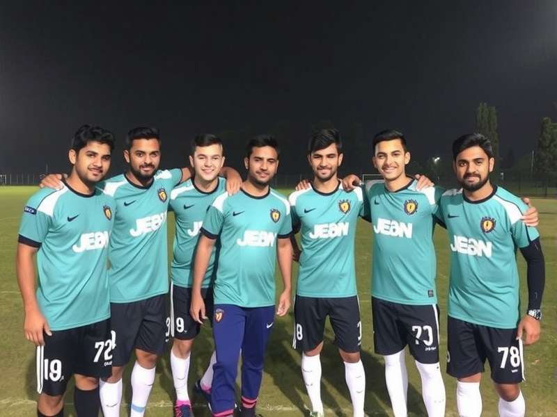 Women's football training session